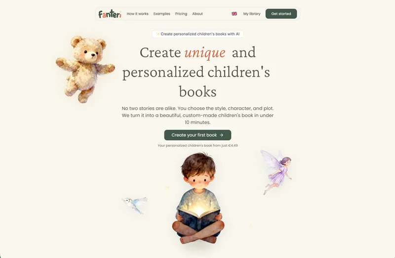 Fanteri landing page
